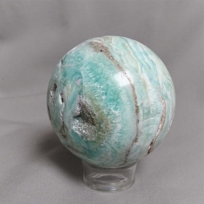 Aragonite blue - sphere 379g Afghanistan