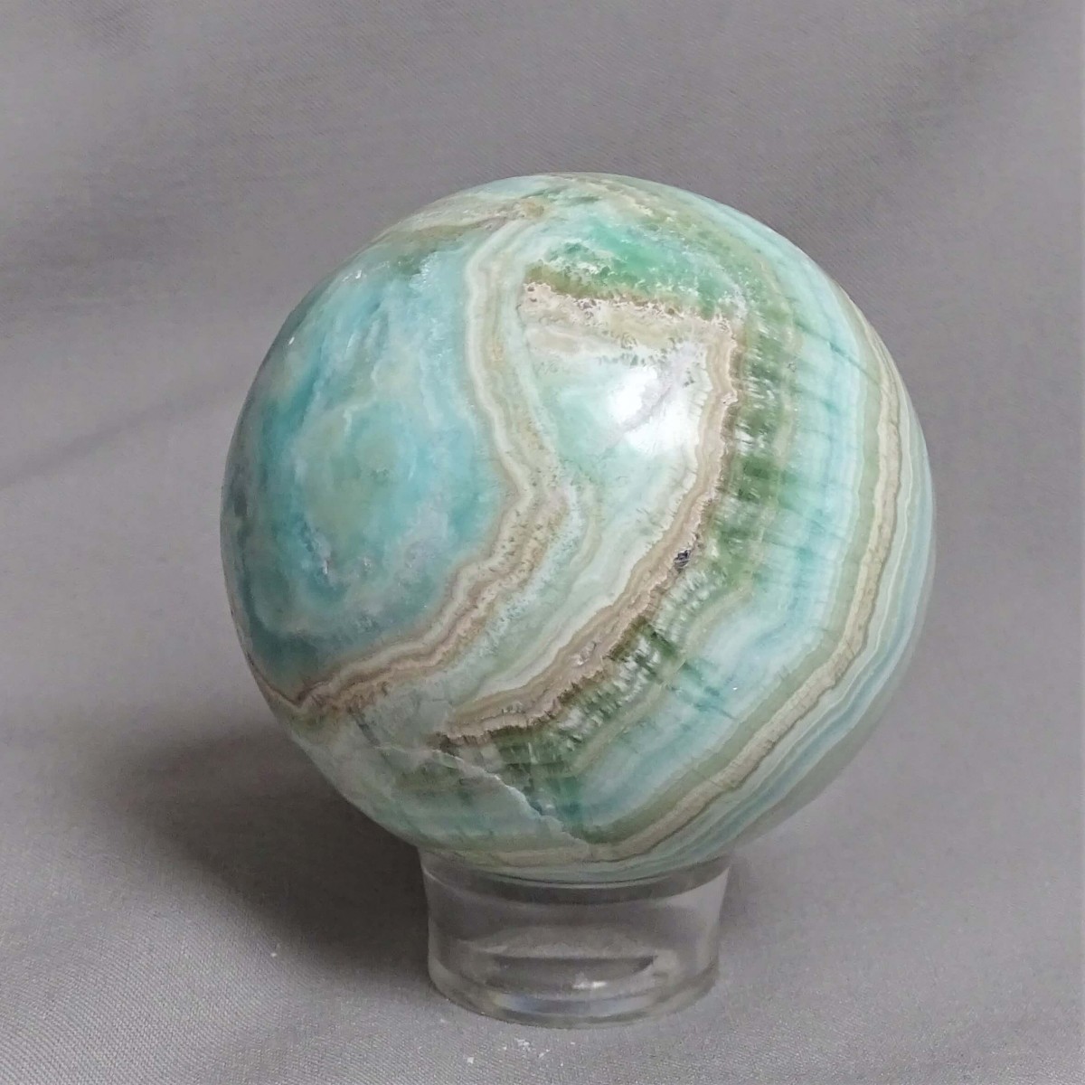 Aragonite blue - sphere 431g Afghanistan