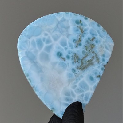 Larimar plate polished 160g - TOP QUALITY Dominican republic