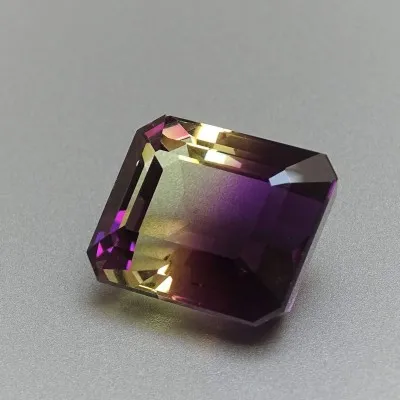 Ametrín broušený 53,94 ct, Bolívie