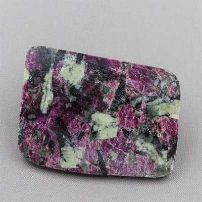 Eudialyte polished plate 50,6g, Russia