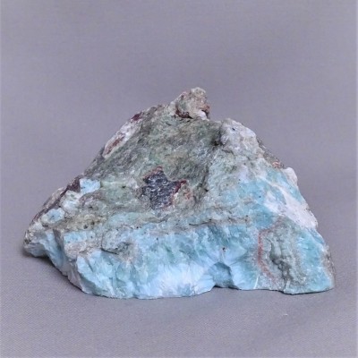 Larimar natural raw mineral 390g, Dominican Republic