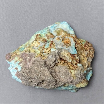 Aragonite natural blue 1017g, Afghanistan