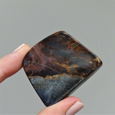 Pietersite polished mineral in top quality 41g, Nambia