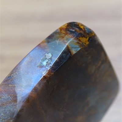 Pietersite polished mineral in top quality 41g, Nambia