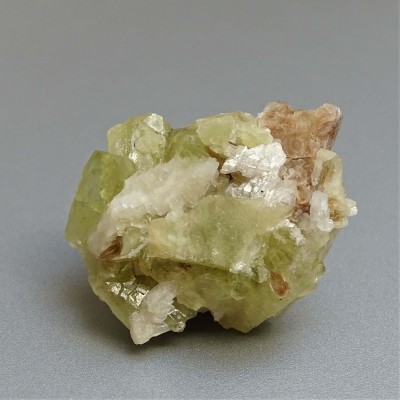 Brazilianite crystals in druse 33.3g, Brazil