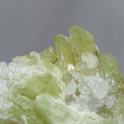 Brazilianite crystals in druse 253g, Brazil