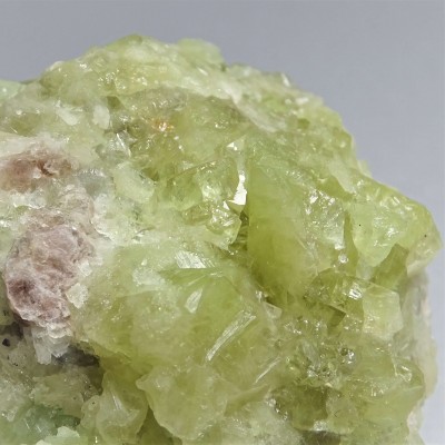 Brazilianite crystals in druse 128g, Brazil