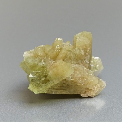 Brazilianite crystals in druse 32.4g, Brazil