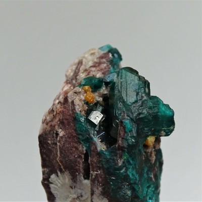 Dioptas natürliche Kristalle 18,6g, Kongo