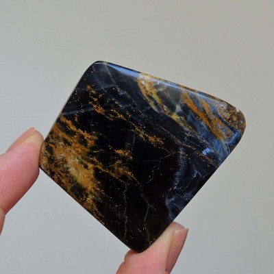 Pietersit polished natural mineral 60.5g, Namibia