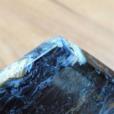 Pietersit poliertes natürliches Mineral 99,2g, Namibia