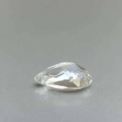 Topaz natural cut white 6.34ct, Brazil