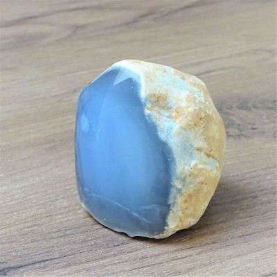 Chalcedony blue natural polished 302g, Turkey