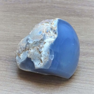 Chalcedony blue natural polished 263g, Turkey
