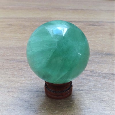 Green fluorite ball 227g, China