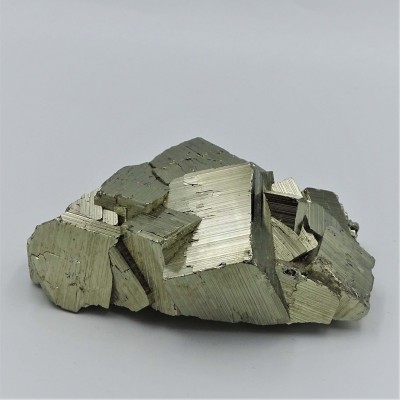 Pyrite mineral druse 292g, Peru
