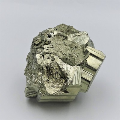 Pyrite mineral druse 422g, Peru