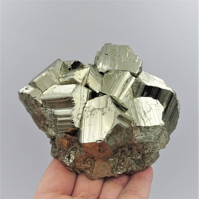 Pyrit mineral druse 898g, Peru