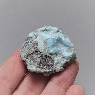 Larimar raw natural mineral 23.4g, Dominican Republic