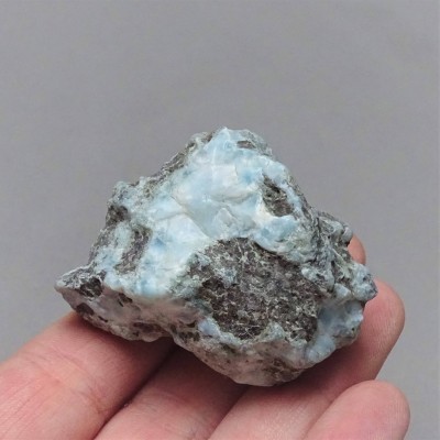 Larimar raw natural mineral 52.9g, Dominican Republic