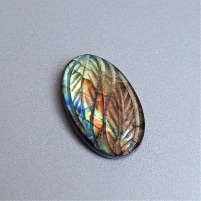 Labradorit Cabochon 10g, Madagaskar