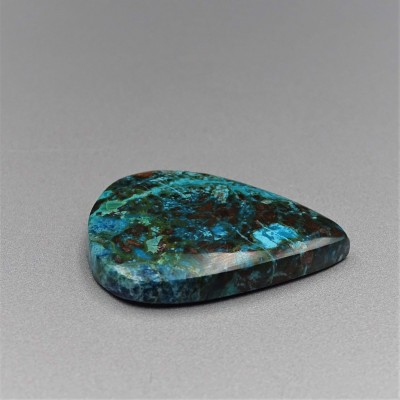 Kombination Chrysokol-Malachit-Azurit-Cabochon 9,9g, Kongo