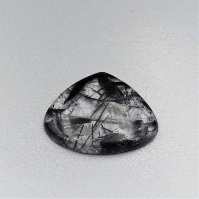 Kristall mit schwarzem Rutil-Cabochon 11,1 g, Brasilien