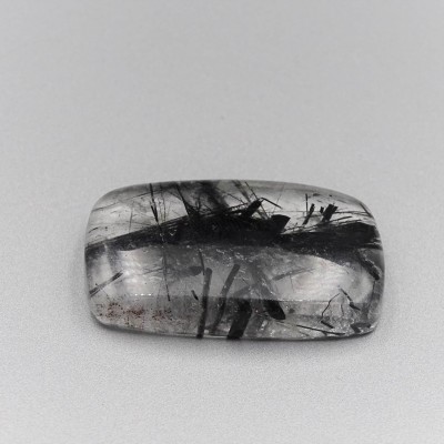 Kristall mit schwarzem Rutil-Cabochon 15,2g, Brasilien