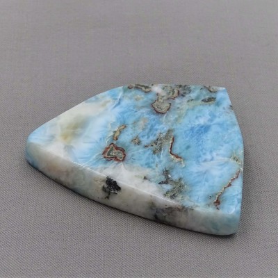 Larimar plate polished 70g, Dominican republic