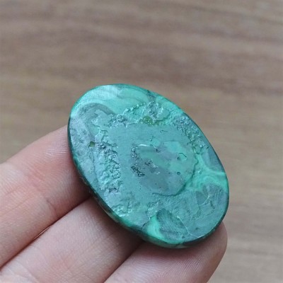 Malachit-Cabochon 11,5g, Kongo