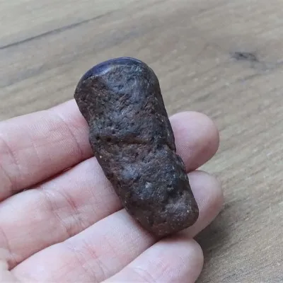 Sapphire with ruby raw crystal 37.1g, India