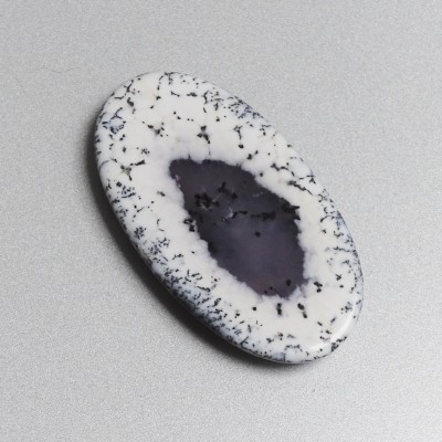 Dendritic opal (merlinite) cabochon 14.2g, Madagascar