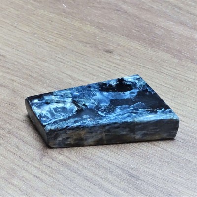 Pietersit poliertes natürliches Mineral 97,1g, Namibia
