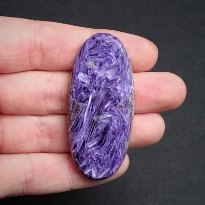 Charoit/čaroit kabošon 13g,  Jakutsko Rusko