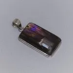 Labradorite pendant in silver 15g, Madagascar