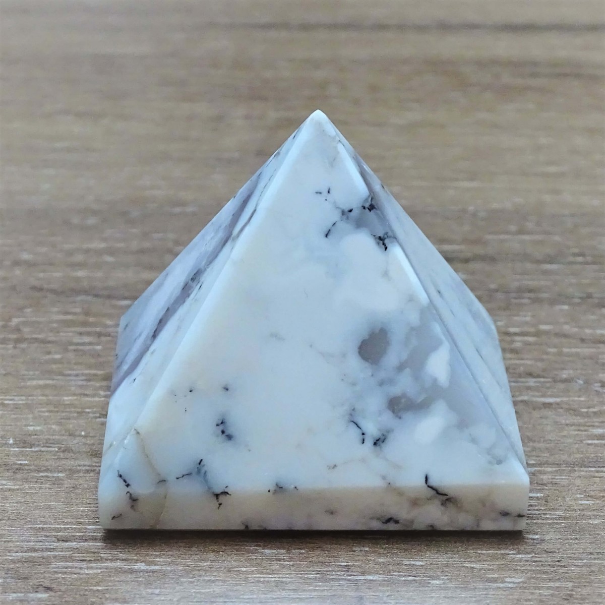 Dendritic opal (merlinite) pyramid 96g, Madagascar