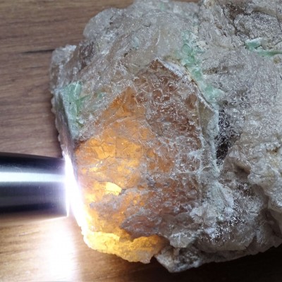 Pollucite rare collection mineral 2576g, Afghanistan