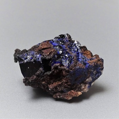 Azurite crystals in rock 52.2g, Morocco