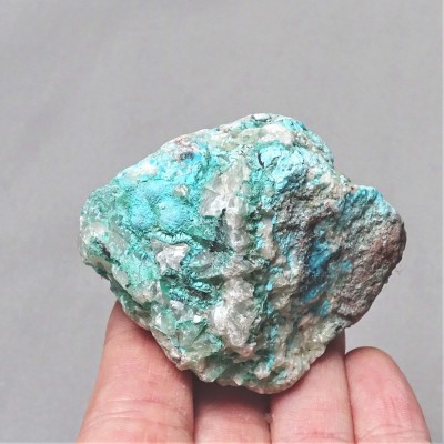 Malachite-chrysocol-shattuckite combination raw 103g, Nambia