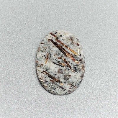 Astrophyllite cabochon natural unpolished mineral 10.5g, Russia
