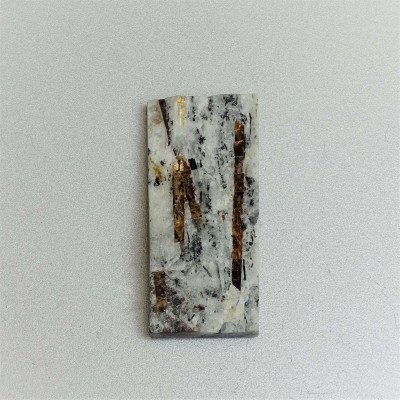 Astrophyllit-Cabochon, natürliches, unpoliertes Mineral 15g, Russland