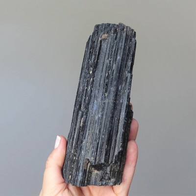 Tourmaline raw crystal black - skoryl 866g, Brazil