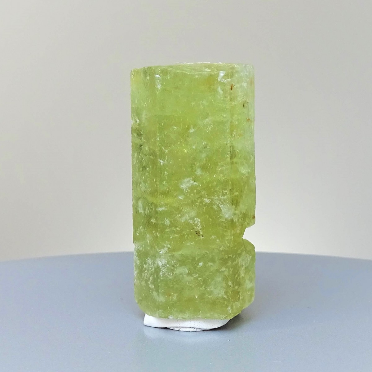 Heliodor natural crystal 71.84g, certificate, Brazil