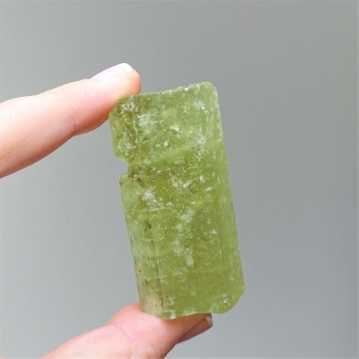 Heliodor natural crystal 71.84g, certificate, Brazil