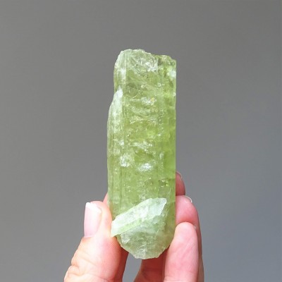 Heliodor natural crystal 68.64g, certificate, Brazil