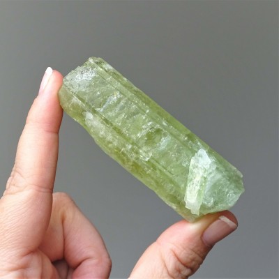 Heliodor natural crystal 68.64g, certificate, Brazil