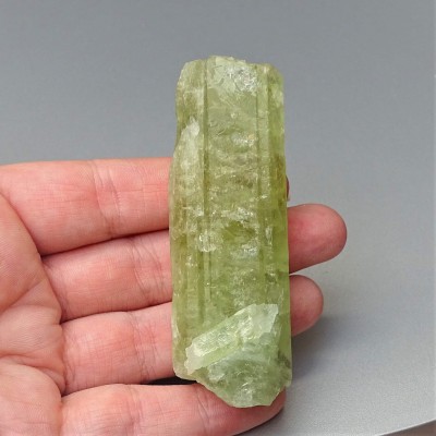 Heliodor natural crystal 68.64g, certificate, Brazil