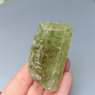 Heliodor natural crystal 104.58g, certificate, Brazil