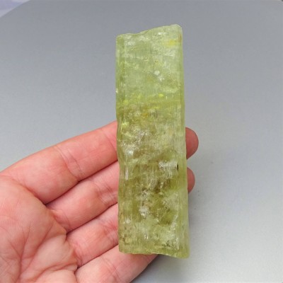 Heliodor natural crystal 97.80g, certificate, Brazil